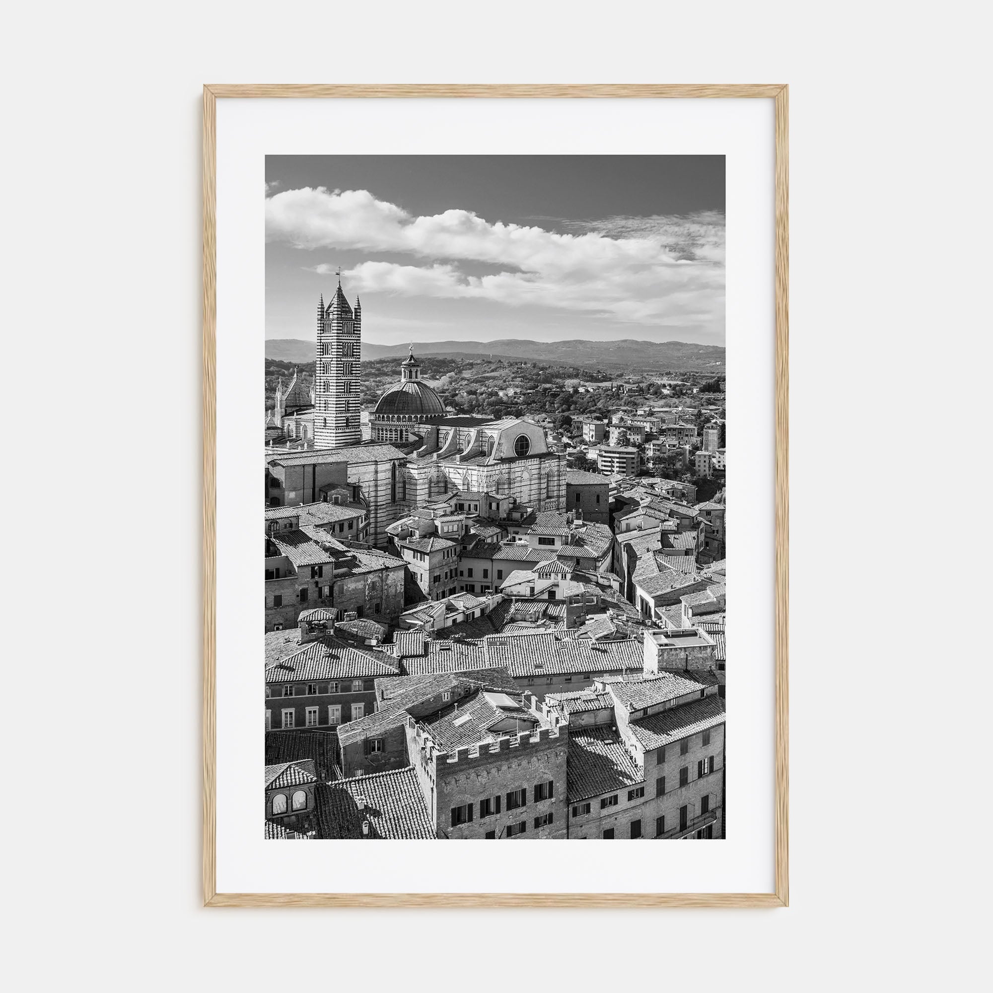 Siena Photo B&W Poster