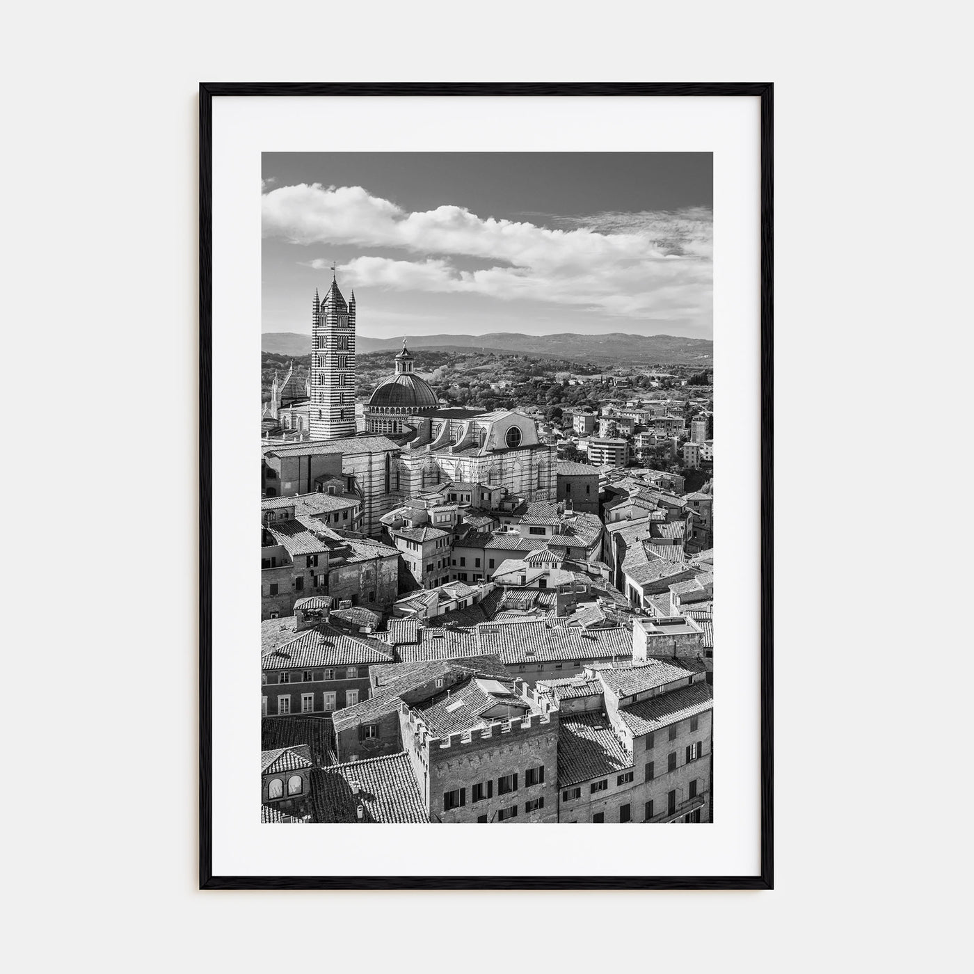 Siena Photo B&W Poster