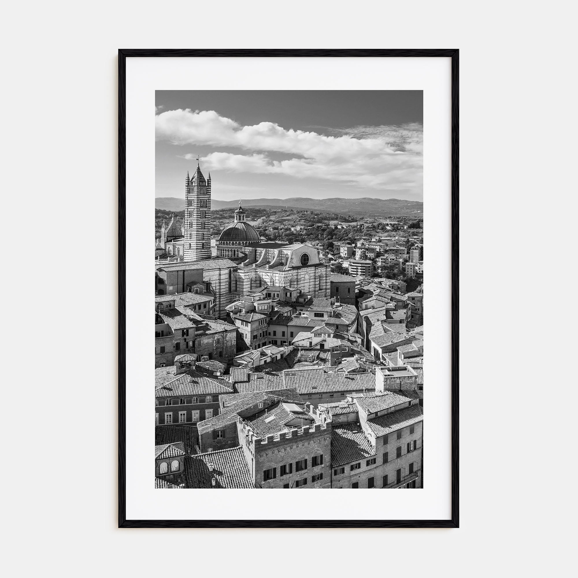 Siena Photo B&W Poster