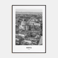 Siena Portrait B&W Poster