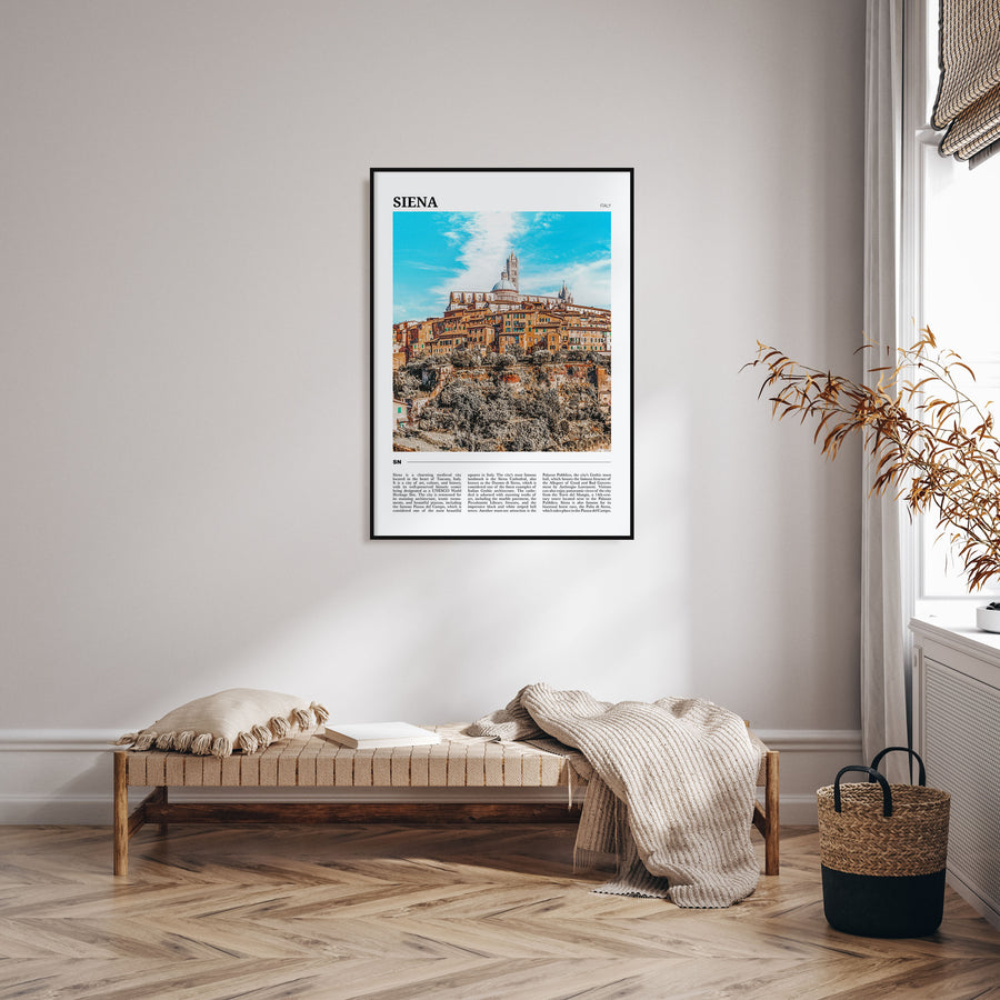Siena Travel Color Poster