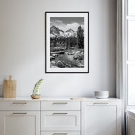 Sierra Nevada Photo B&W Poster