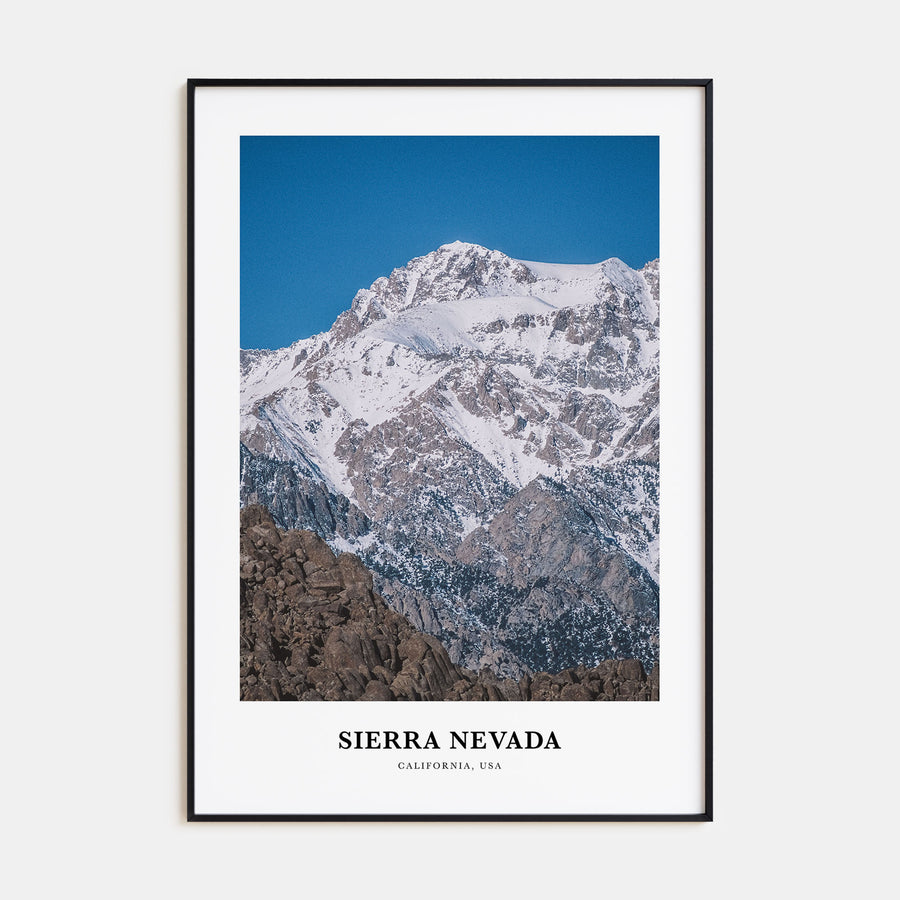 Sierra Nevada Portrait Color Poster