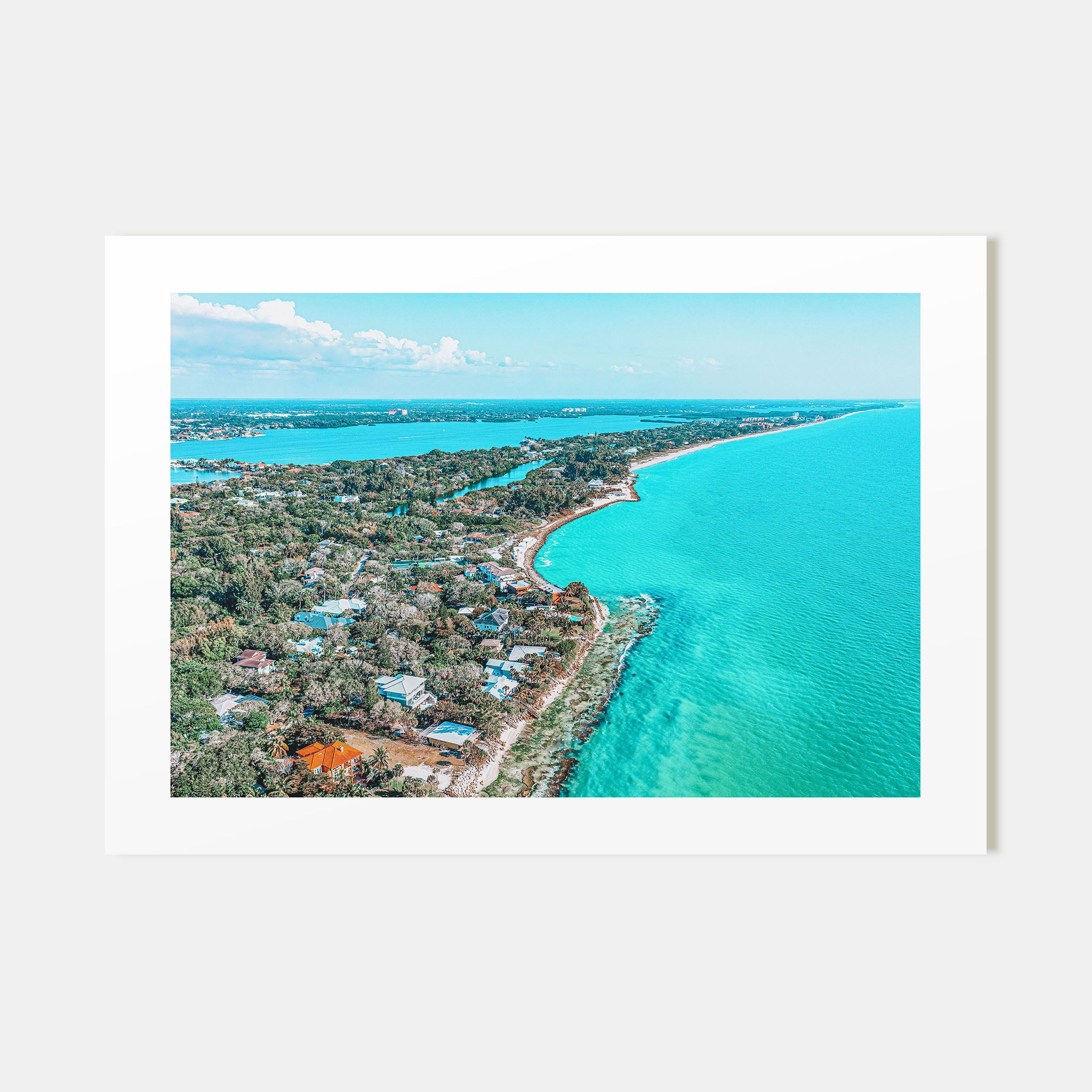 Siesta Key Landscape Color Poster