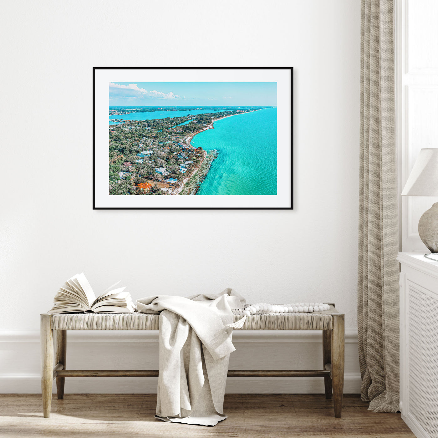 Siesta Key Landscape Color Poster