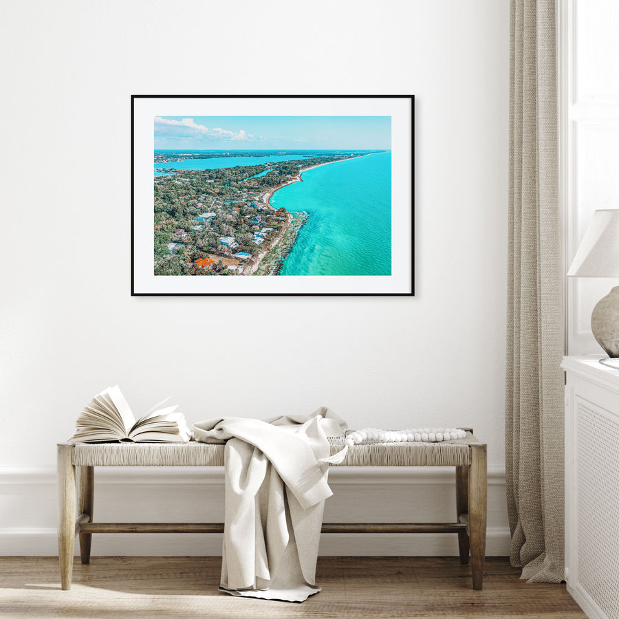 Siesta Key Landscape Color Poster