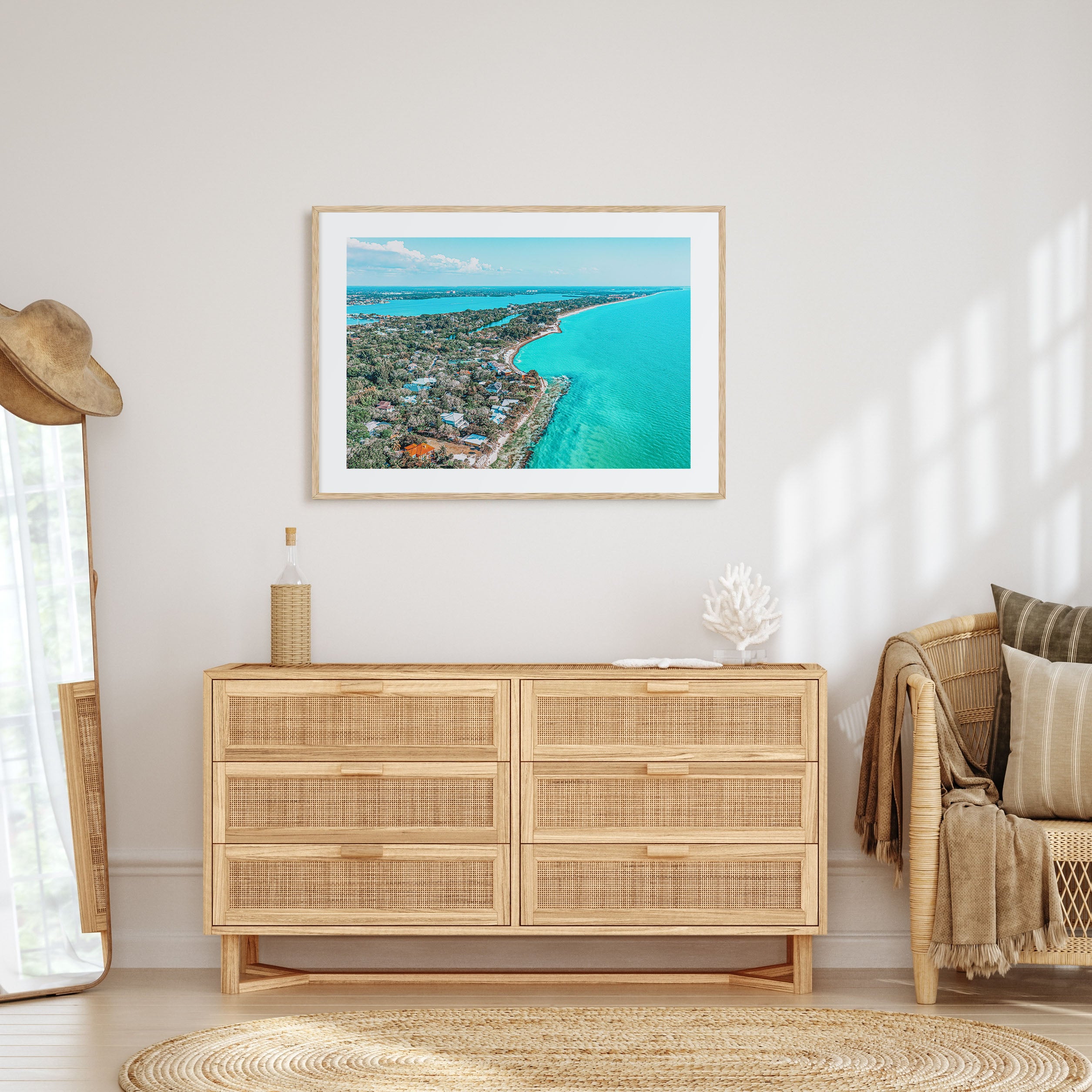 Siesta Key Landscape Color Poster
