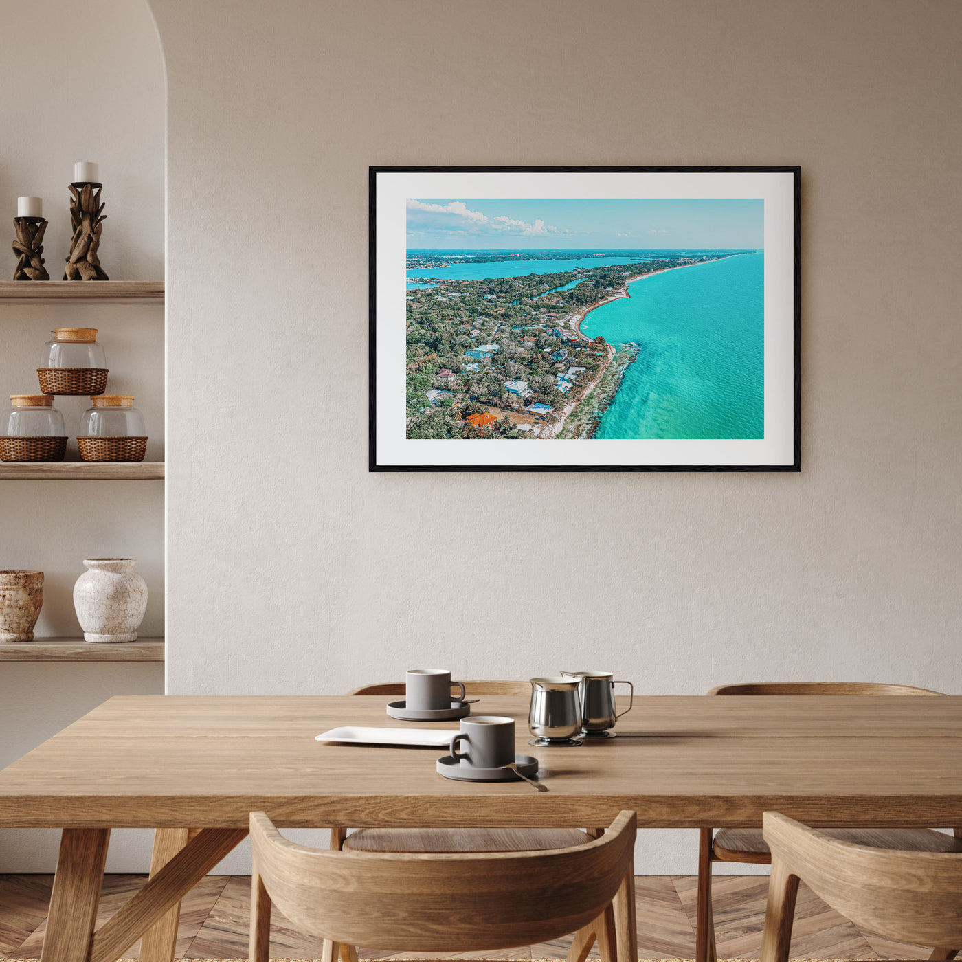 Siesta Key Landscape Color Poster