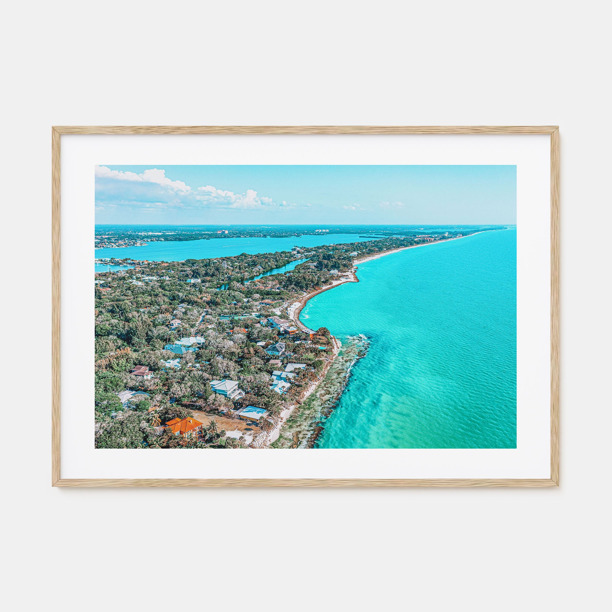 Siesta Key Landscape Color Poster
