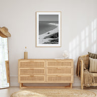 Siesta Key Photo B&W Poster
