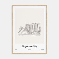 Singapore Drawn Poster