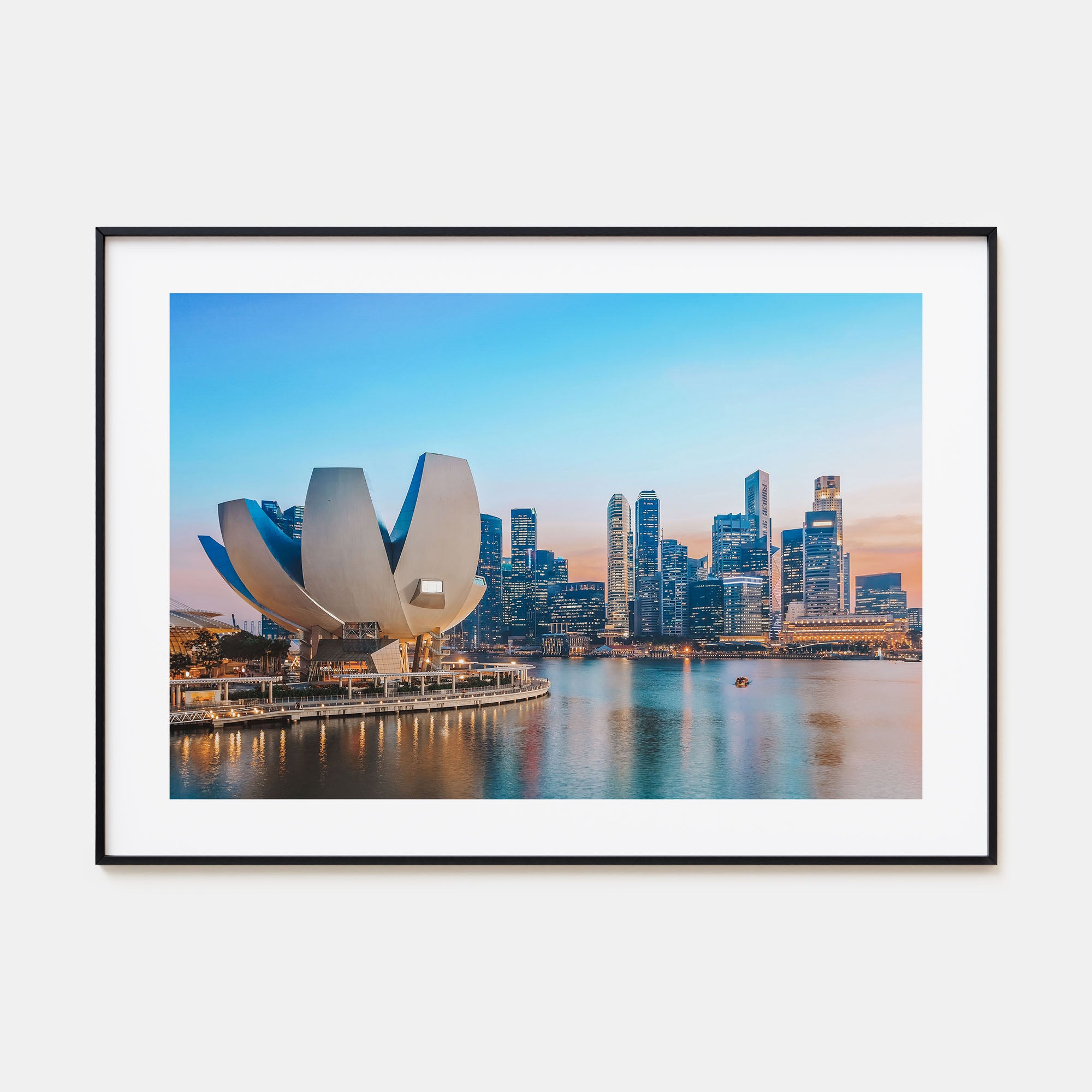 Singapore Landscape Color Poster