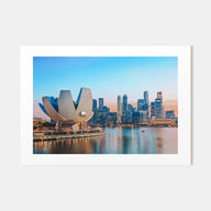 Singapore Landscape Color Poster