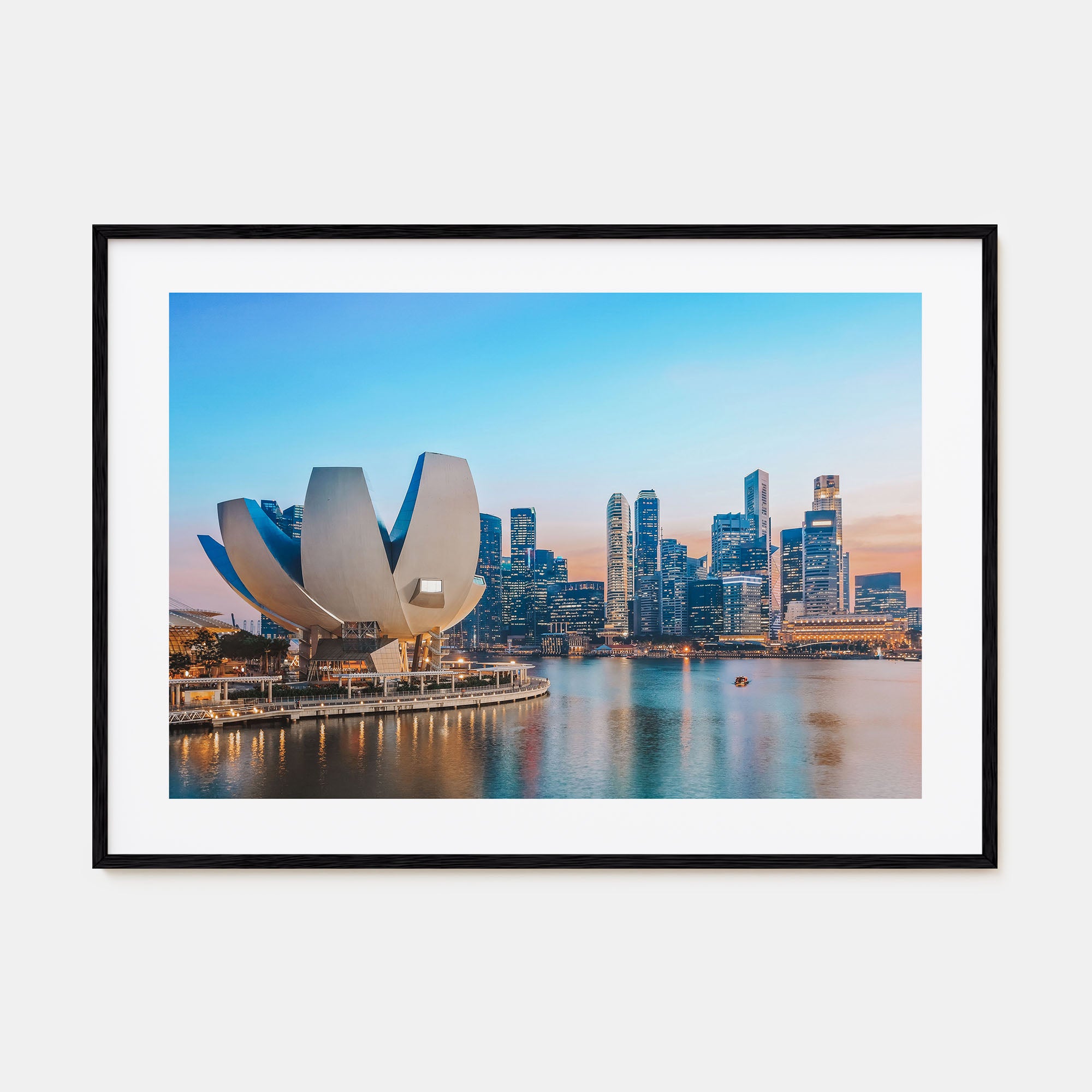 Singapore Landscape Color Poster