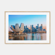 Singapore Landscape Color Poster
