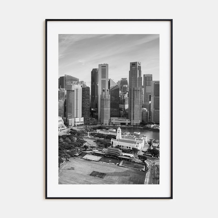 Singapore Photo B&W No 1 Poster