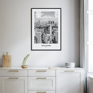 Singapore Portrait B&W No 1 Poster