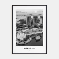 Singapore Portrait B&W No 3 Poster