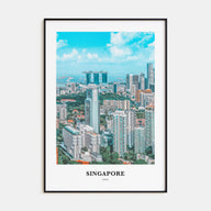 Singapore Portrait Color Poster