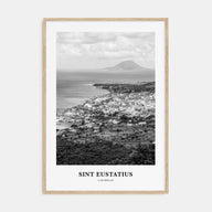 Sint Eustatius Portrait B&W Poster