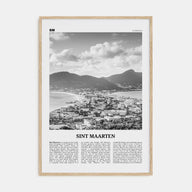 Sint Maarten Travel B&W No 1 Poster