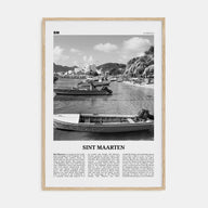 Sint Maarten Travel B&W No 2 Poster