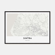 Sintra Map Landscape Poster