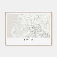 Sintra Map Landscape Poster