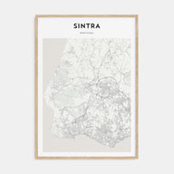 Sintra Map Portrait Poster