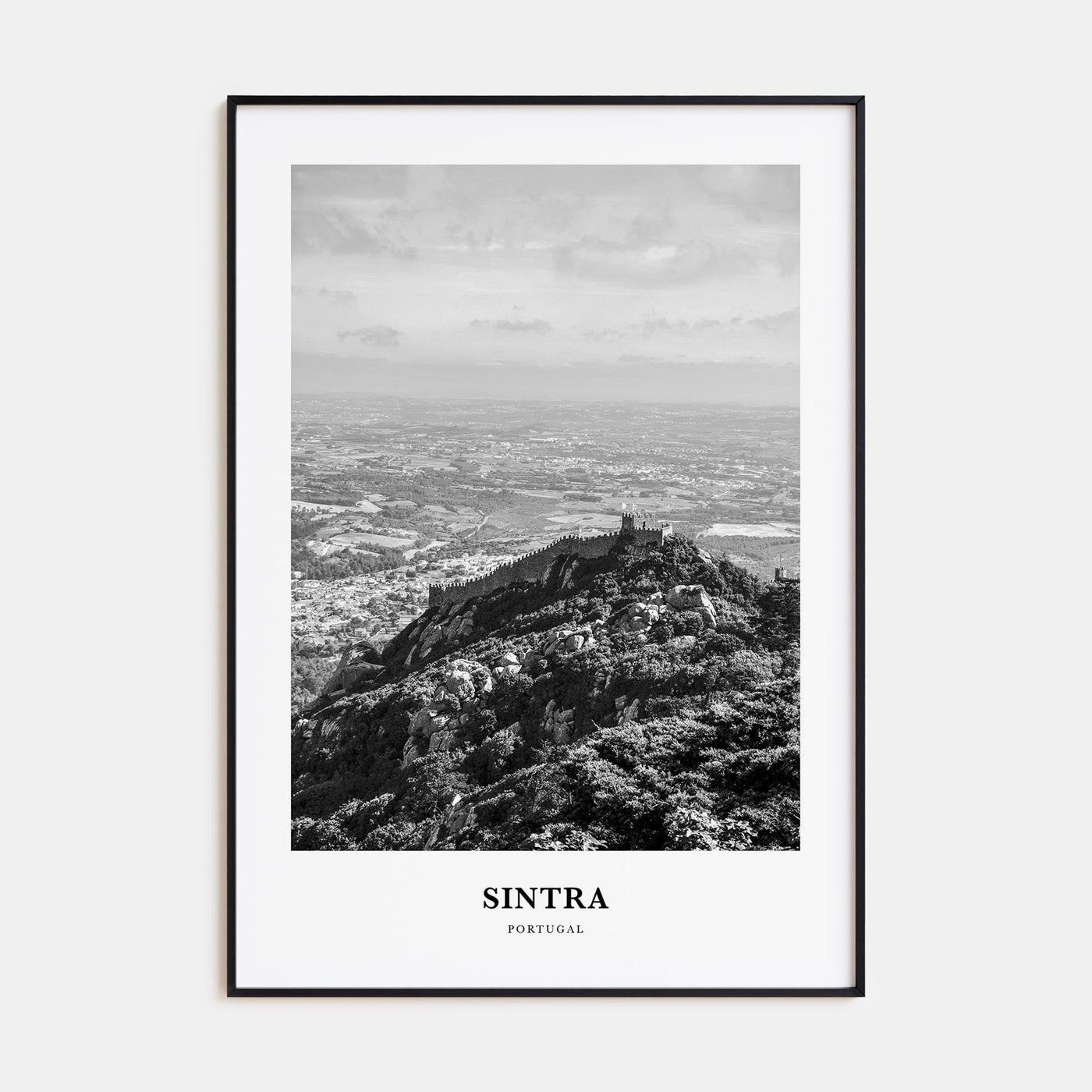 Sintra Portrait B&W Poster