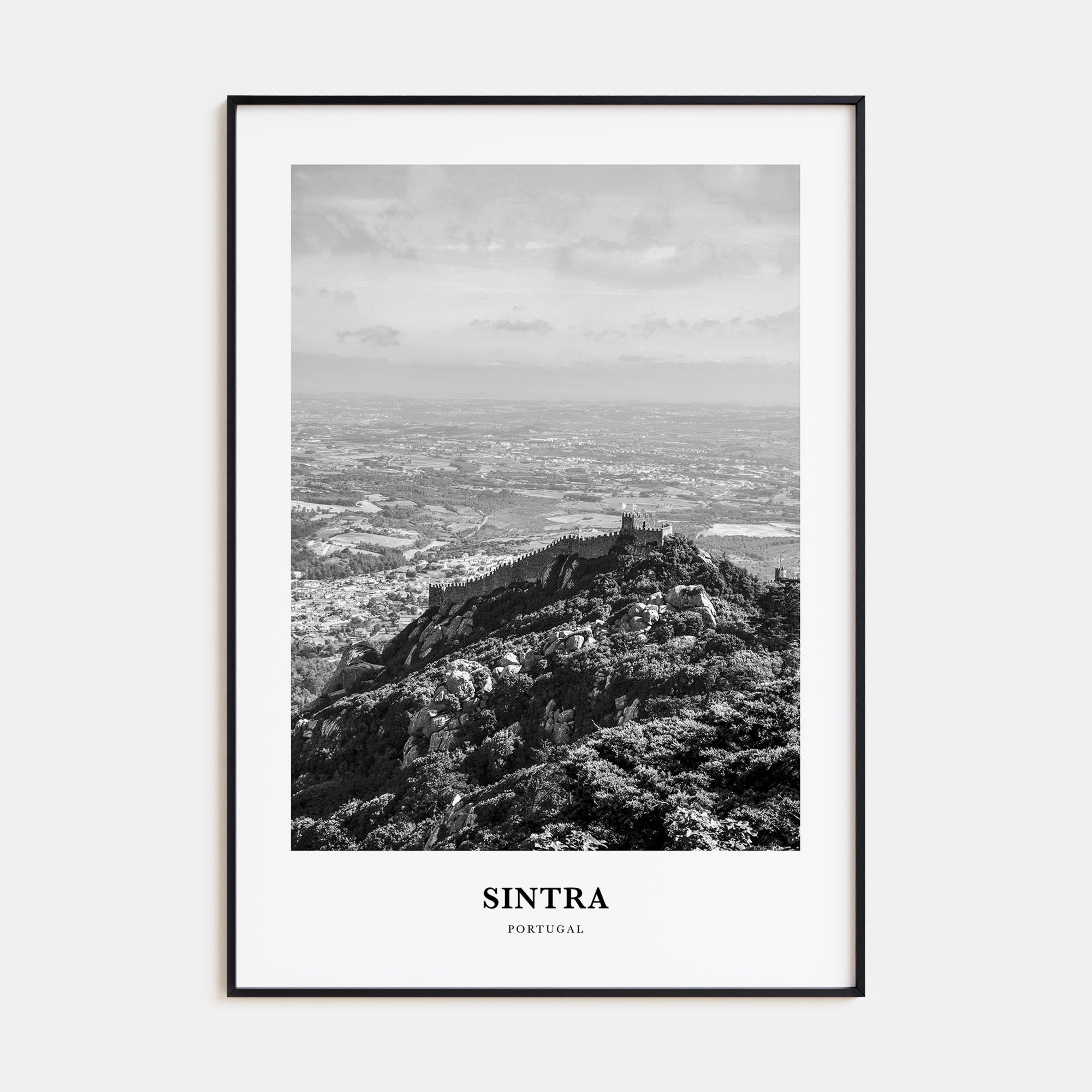 Sintra Portrait B&W Poster