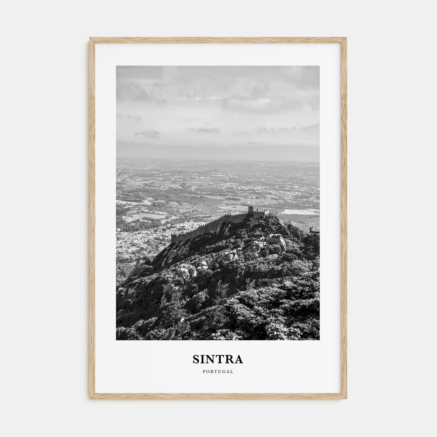 Sintra Portrait B&W Poster