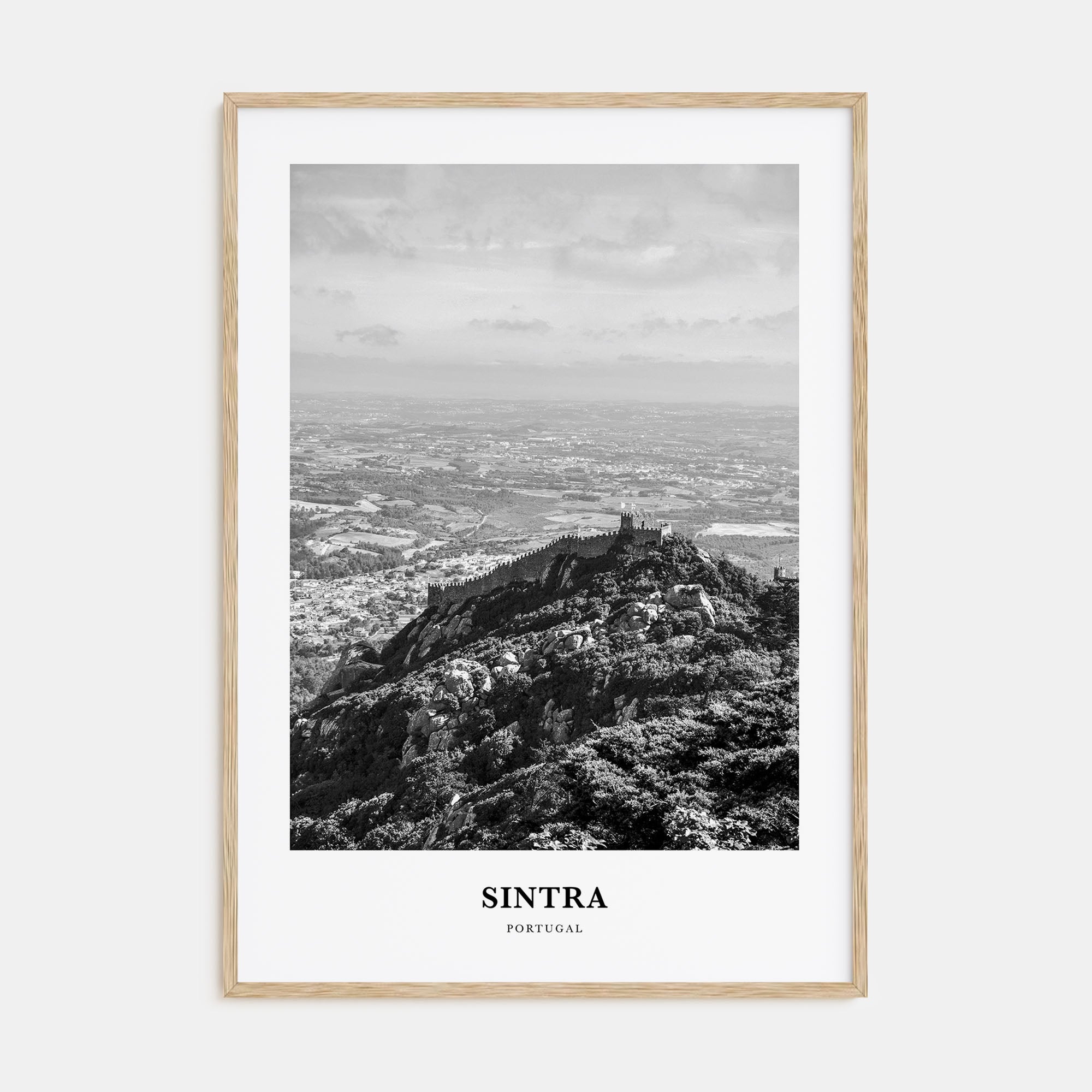 Sintra Portrait B&W Poster