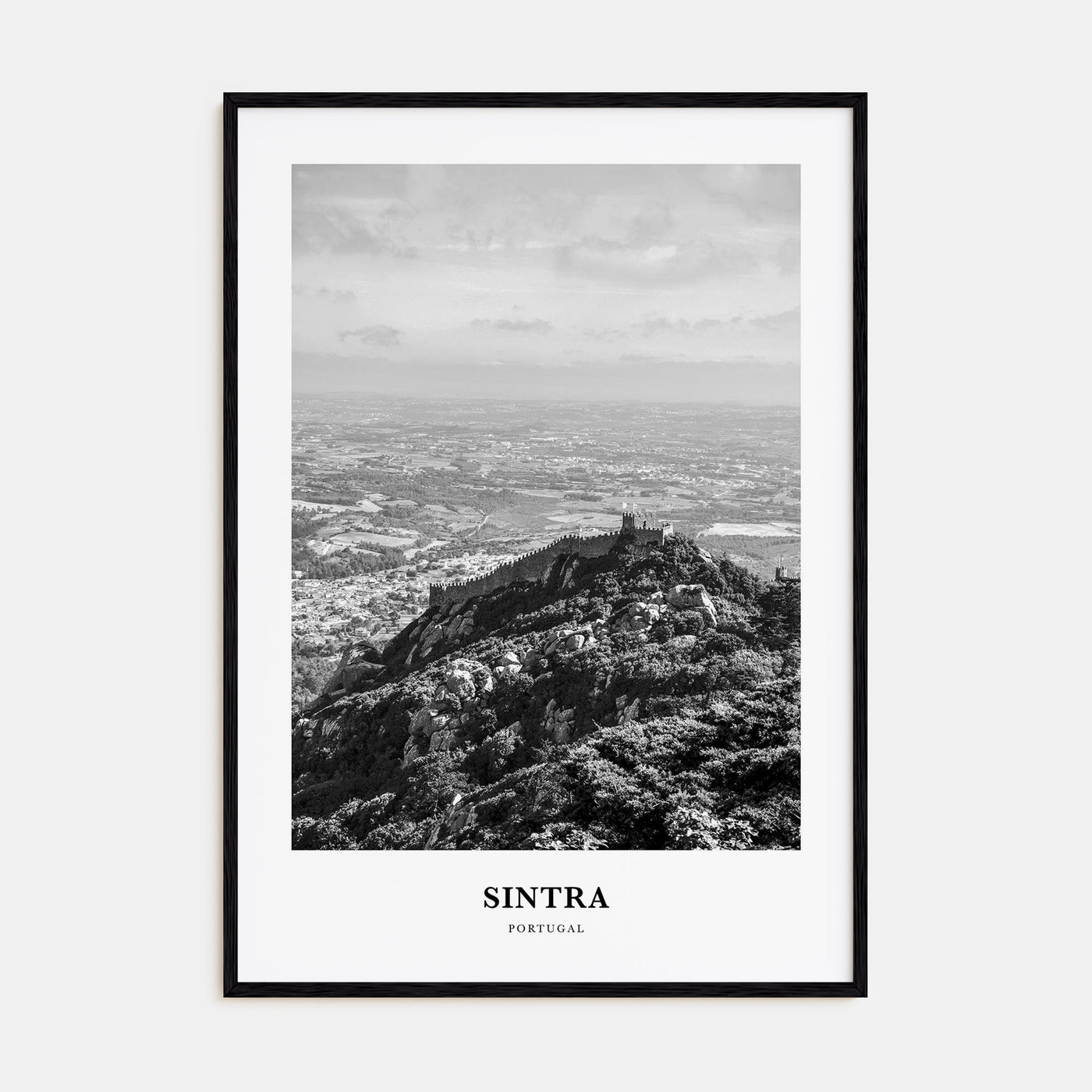 Sintra Portrait B&W Poster