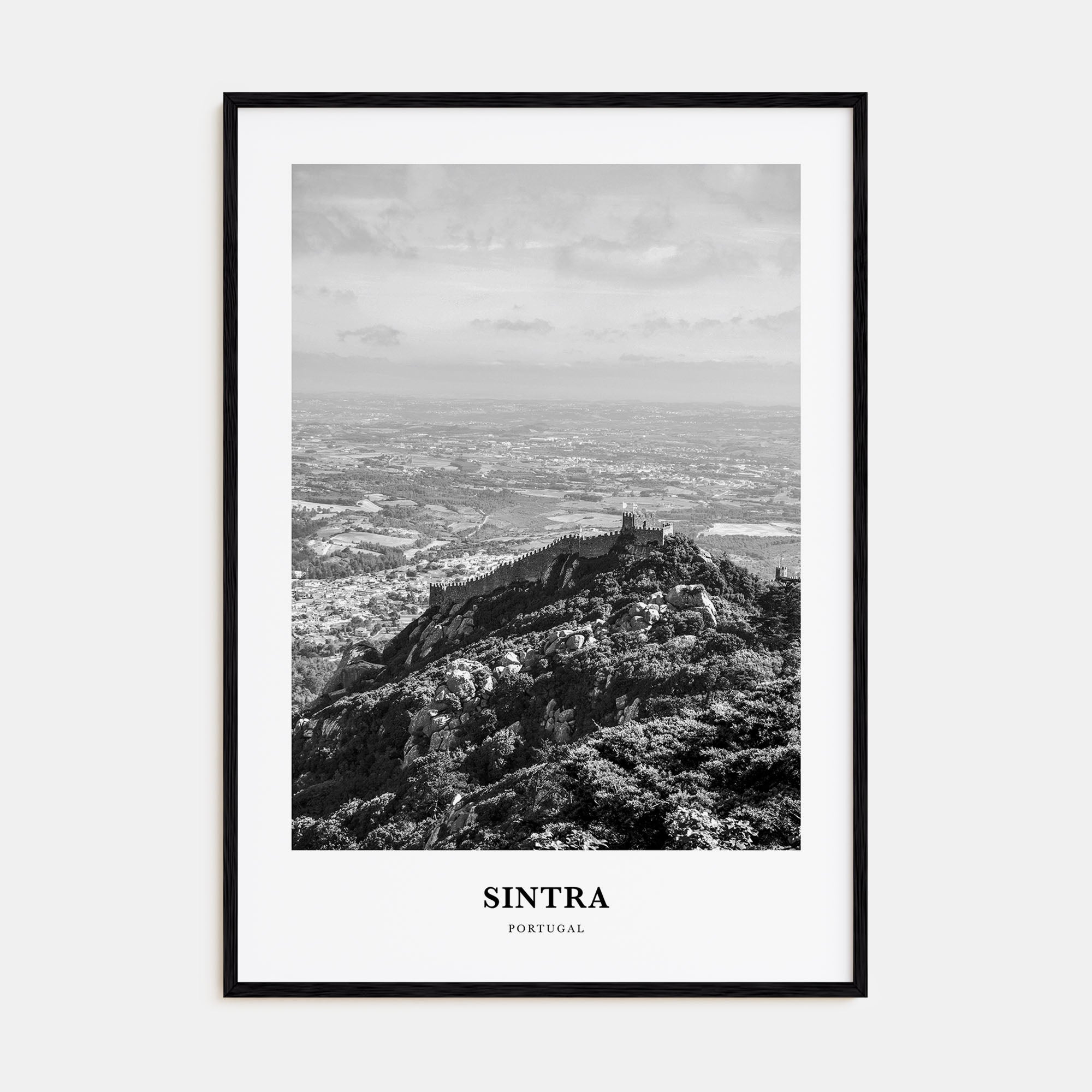 Sintra Portrait B&W Poster