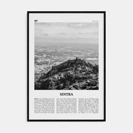 Sintra Travel B&W Poster