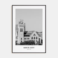Sioux City Portrait B&W Poster