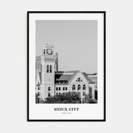 Sioux City Portrait B&W Poster