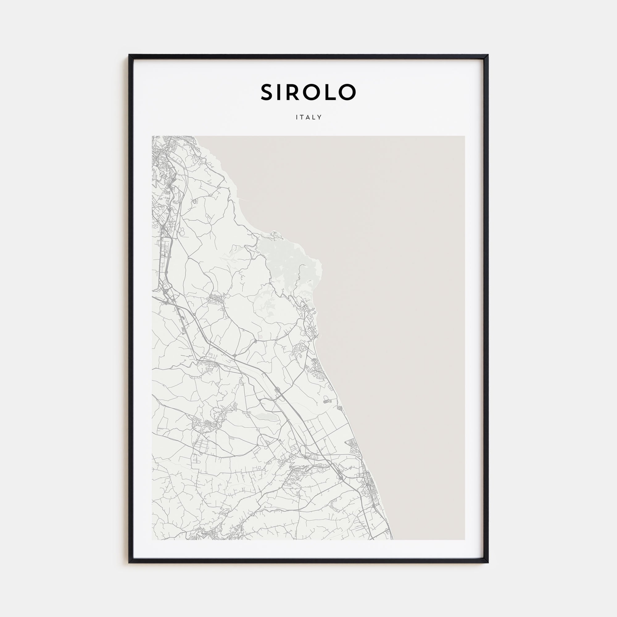 Sirolo Map Portrait Poster