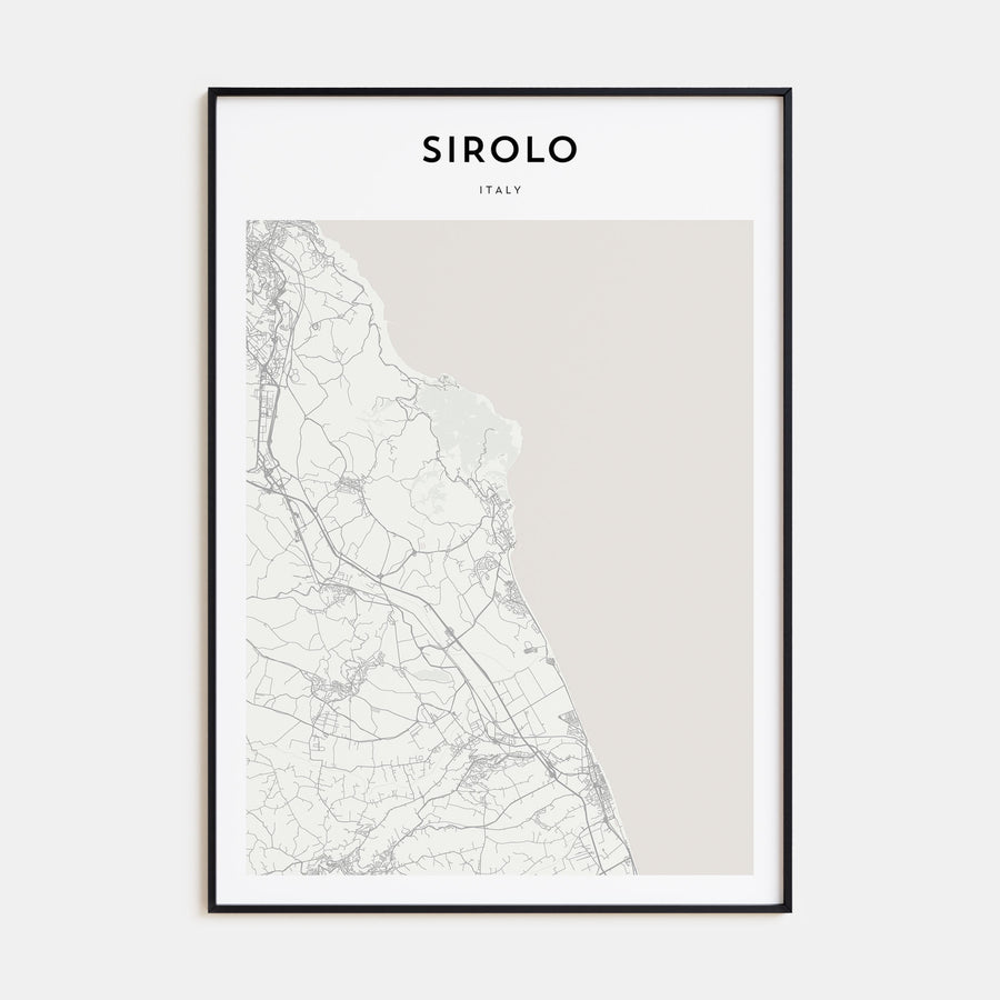 Sirolo Map Portrait Poster