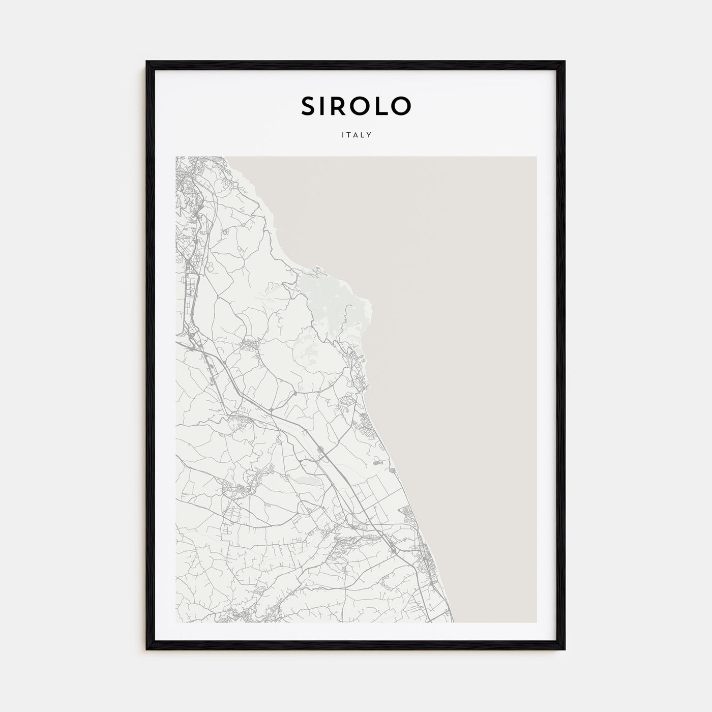 Sirolo Map Portrait Poster