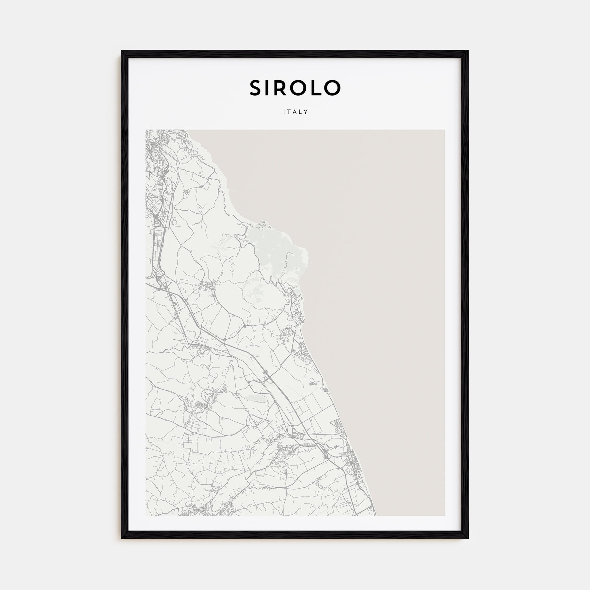 Sirolo Map Portrait Poster