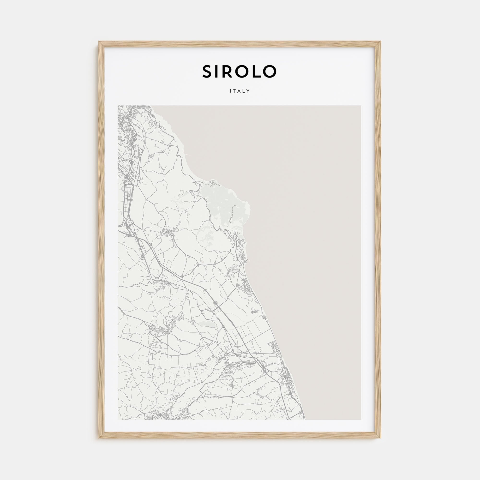 Sirolo Map Portrait Poster