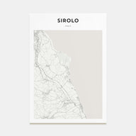 Sirolo Map Portrait Poster