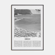 Sirolo Travel B&W Poster