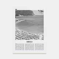 Sirolo Travel B&W Poster