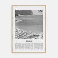 Sirolo Travel B&W Poster