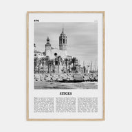 Sitges Travel B&W Poster