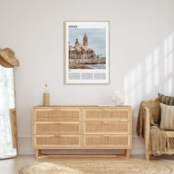 Sitges Travel Color Poster