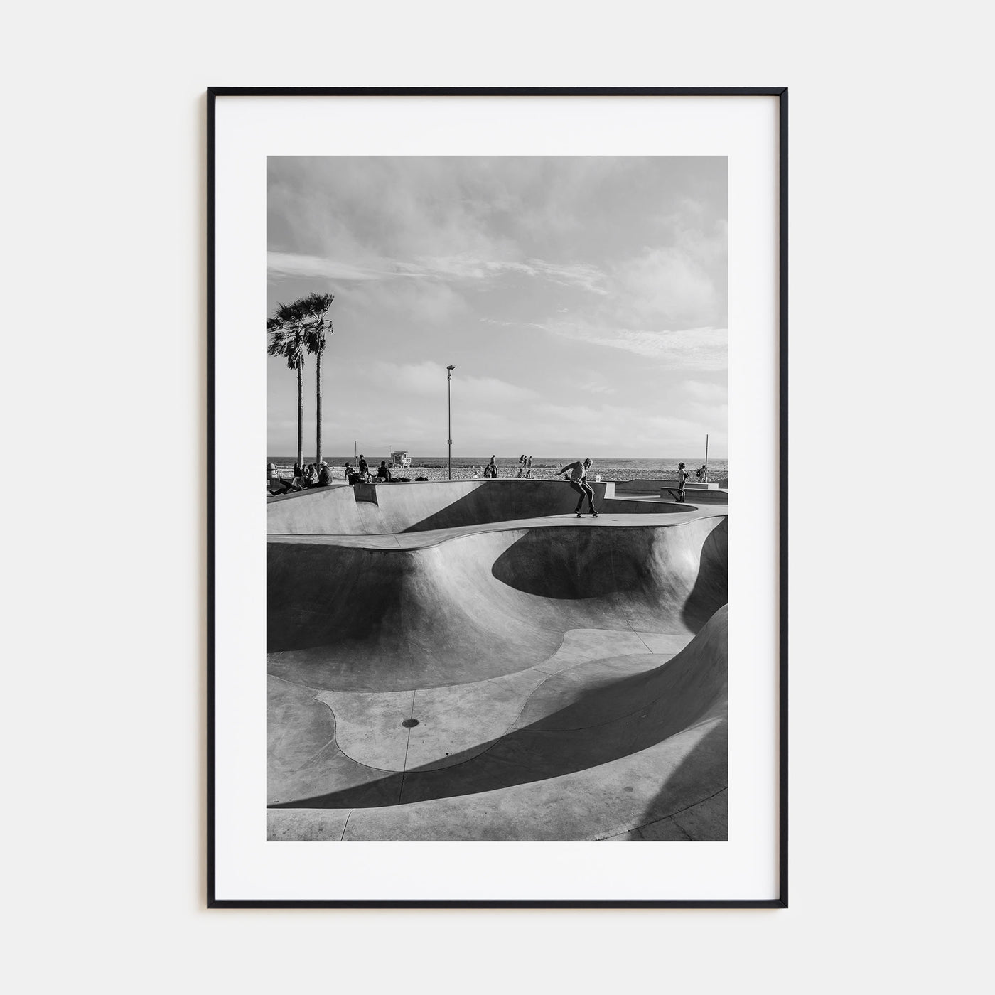 Skateboard Photo B&W No 2 Poster